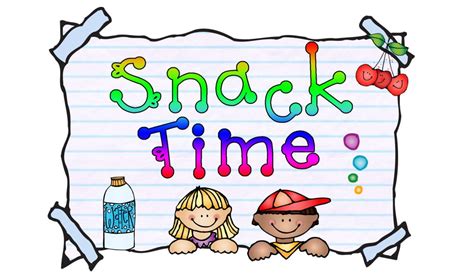 Snack Time Clip Art Images